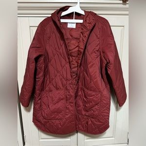 old navy quilted utility coat